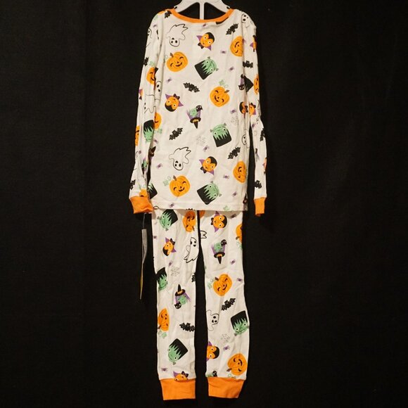 Tommy Bahama 2 Piece Pajama Set White with Halloween Pattern Kids Size 3T - Picture 3 of 7